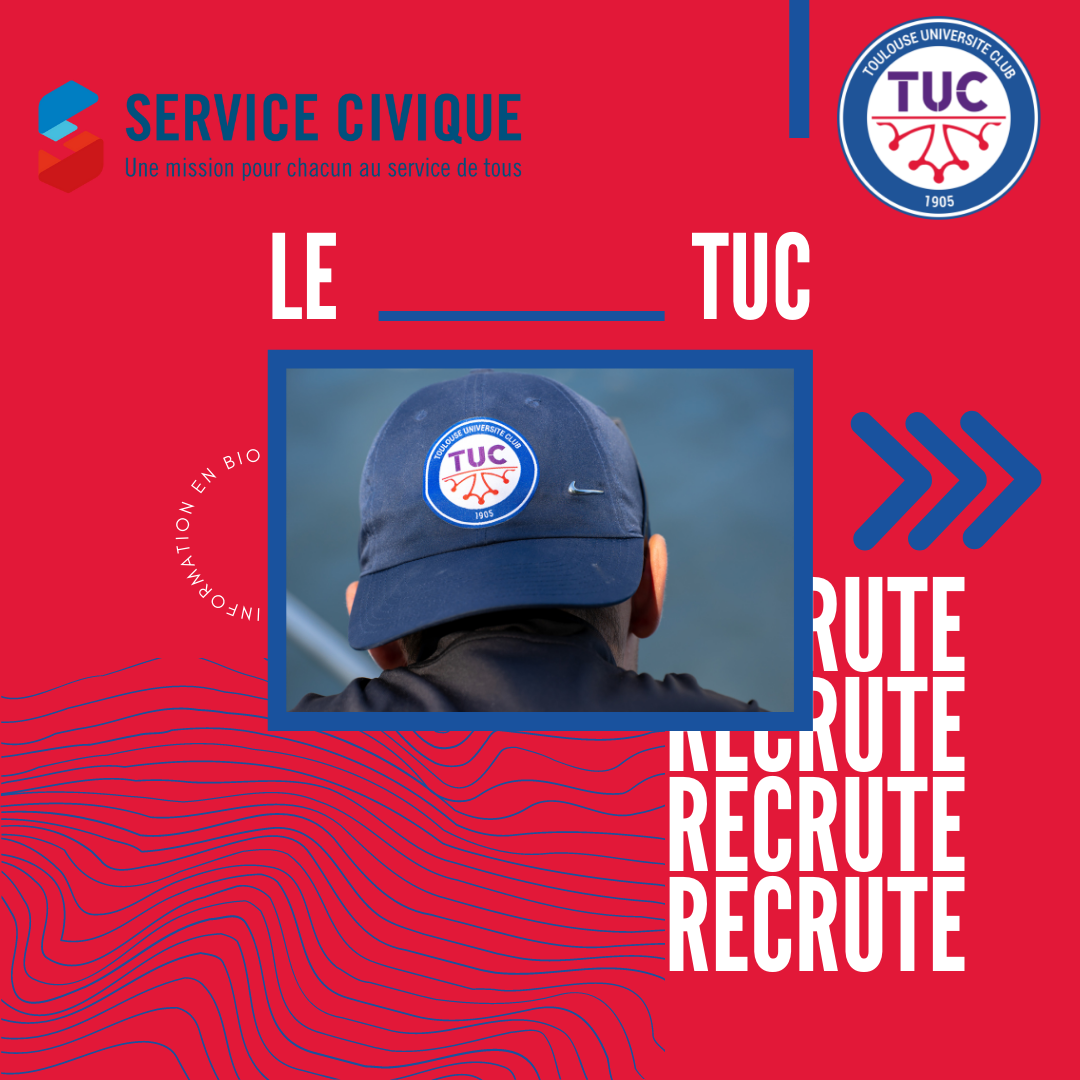 Service civique : rejoignez l&rsquo;équipe du Toulouse Université Club !
