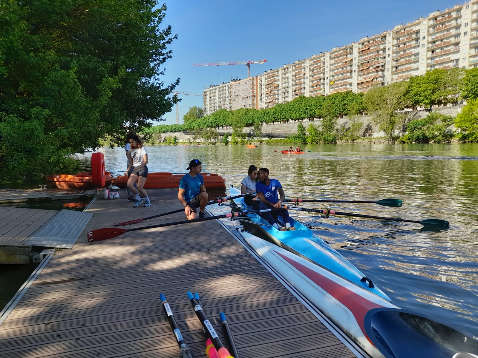 JOP : L&rsquo;omnisports sort le bleu de chauffe