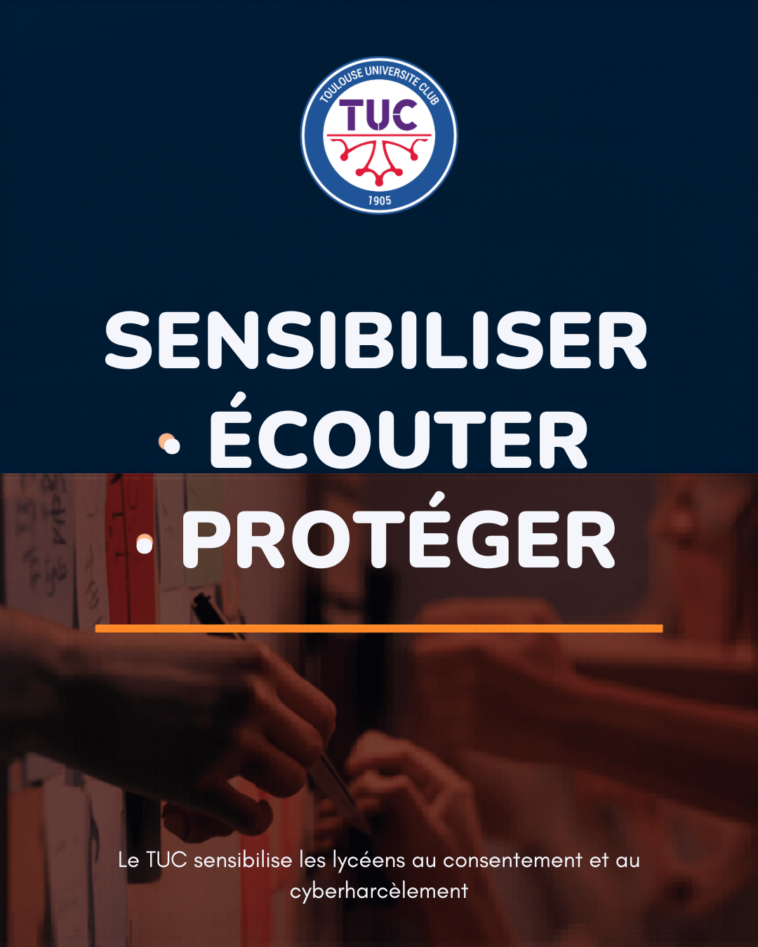 Le TUC sensibilise les lycéens au consentement et au cyberharcèlement