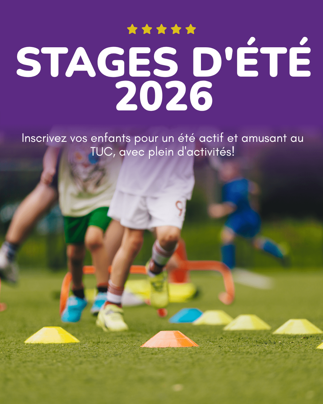 Stages d&rsquo;été 2026 : ouvertures par discipline — réservez avant qu&rsquo;il soit trop tard