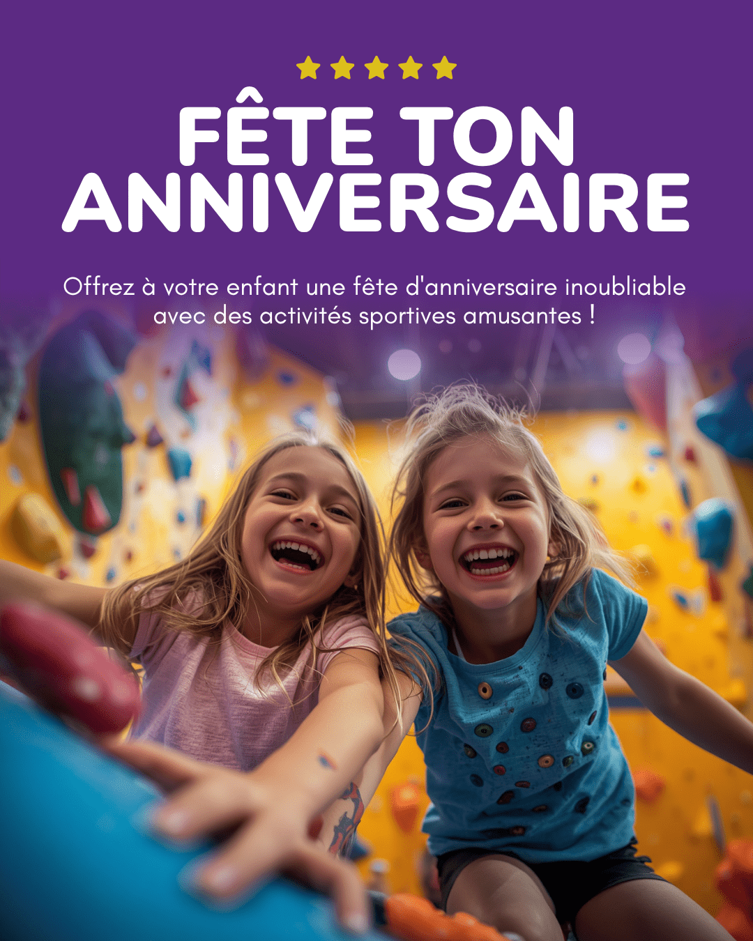 Viens fêter ton anniversaire sportif dans l&rsquo;un de nos lieux emblématiques