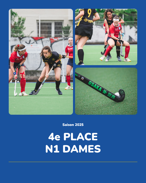 TUC Hockey sur Gazon : la 4e place en N1 Dames, à un point du podium