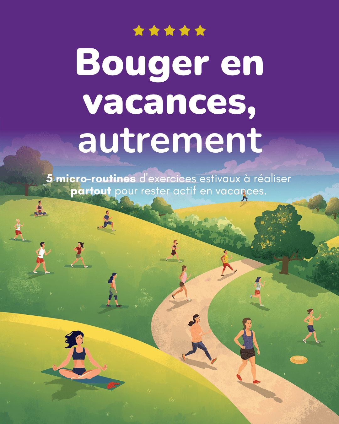 MSS pendant l’été : on continue à bouger, autrement