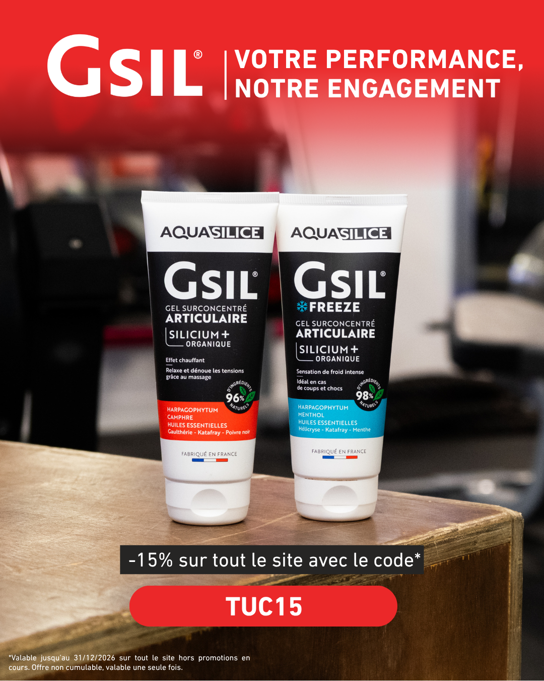 Nouveau partenariat : GSIL accompagne désormais les licenciés du TUC sur la santé articulaire