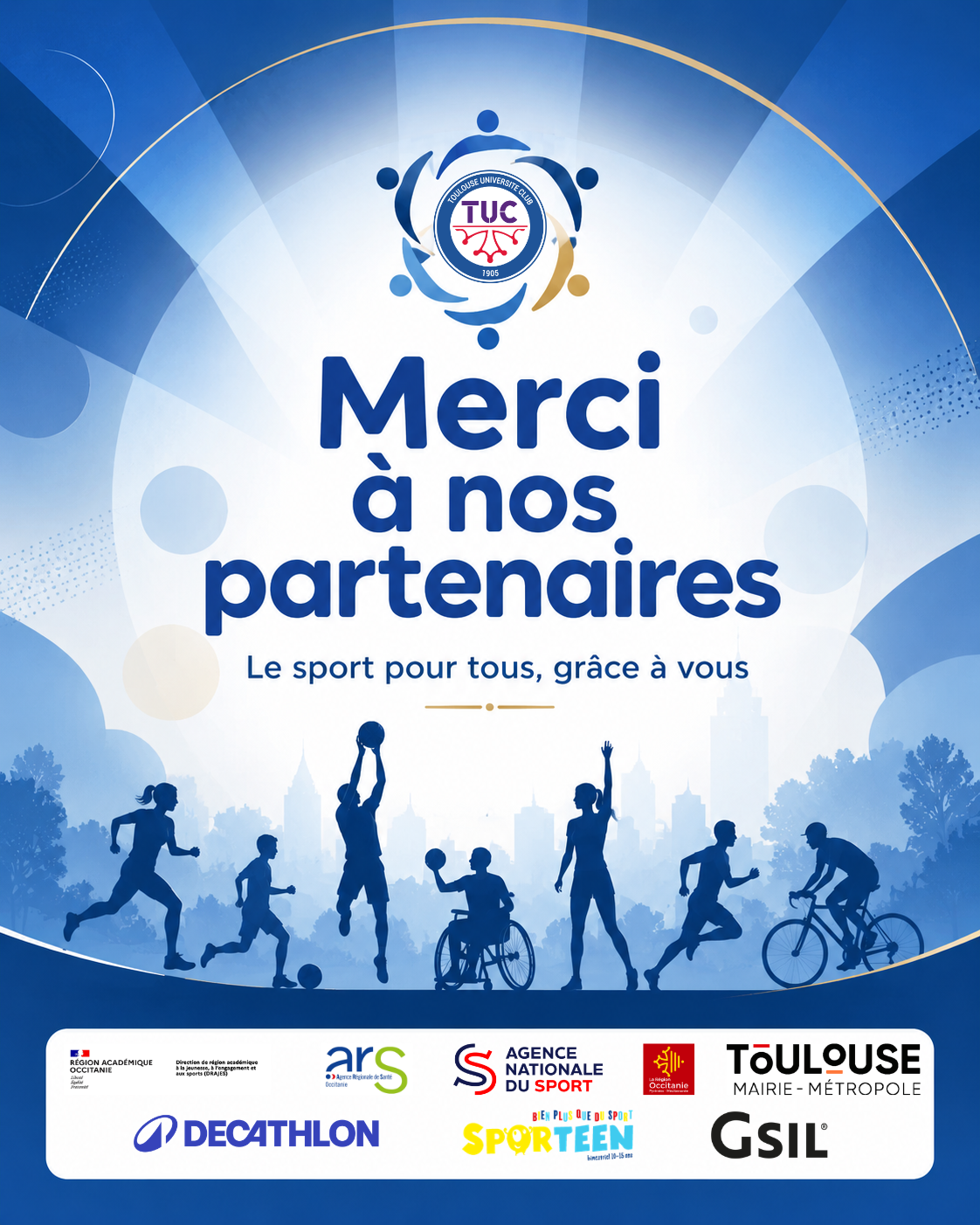Le TUC remercie ses partenaires institutionnels