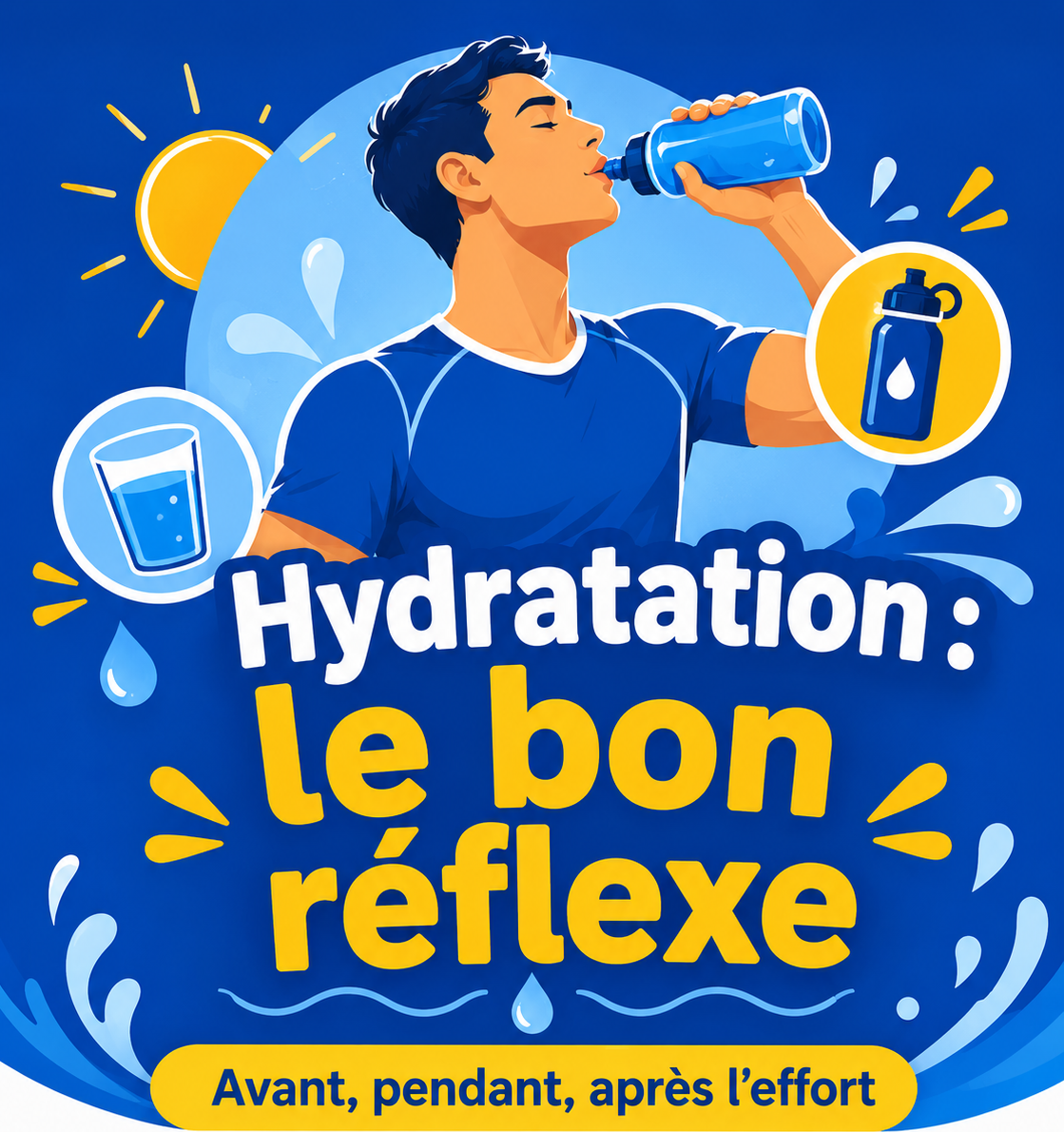 Hydratation : le bon réflexe quand on fait du sport