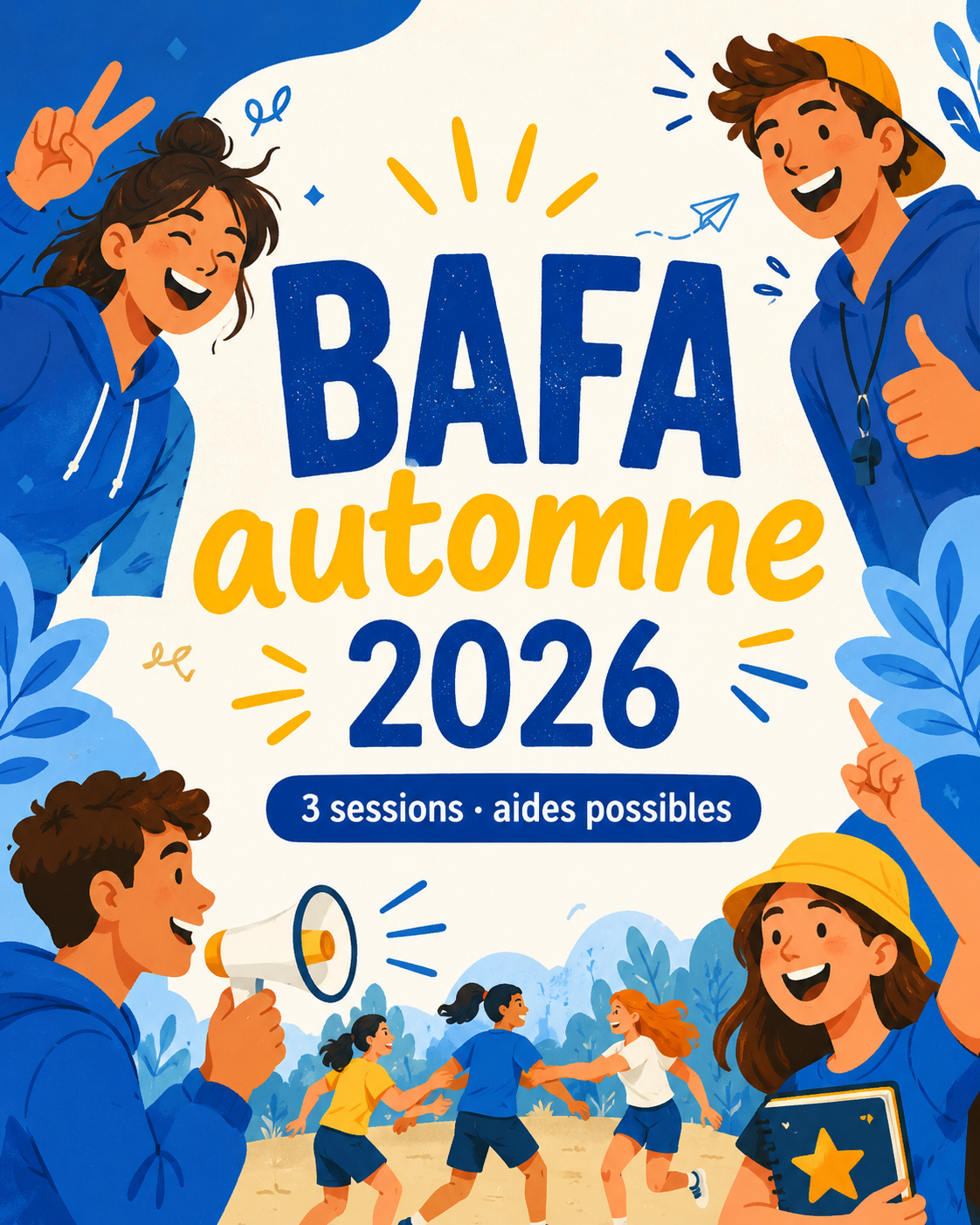 Sessions BAFA automne 2026 : les dates