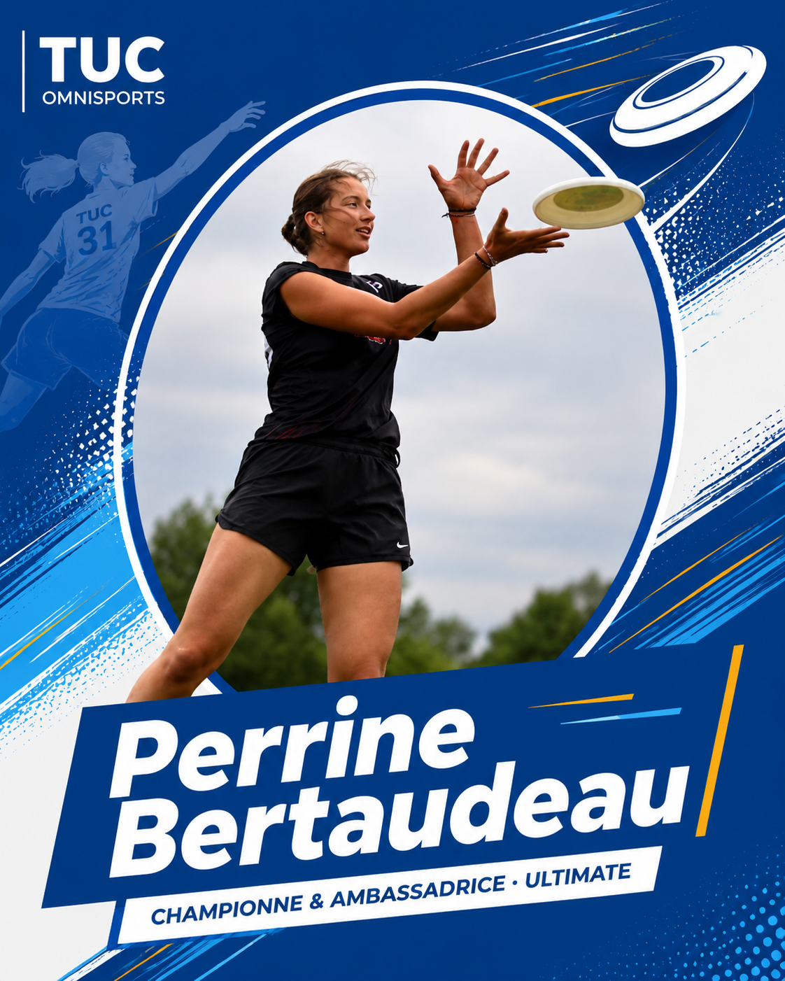 Perrine Bertaudeau, championne et ambassadrice de l&rsquo;Ultimate