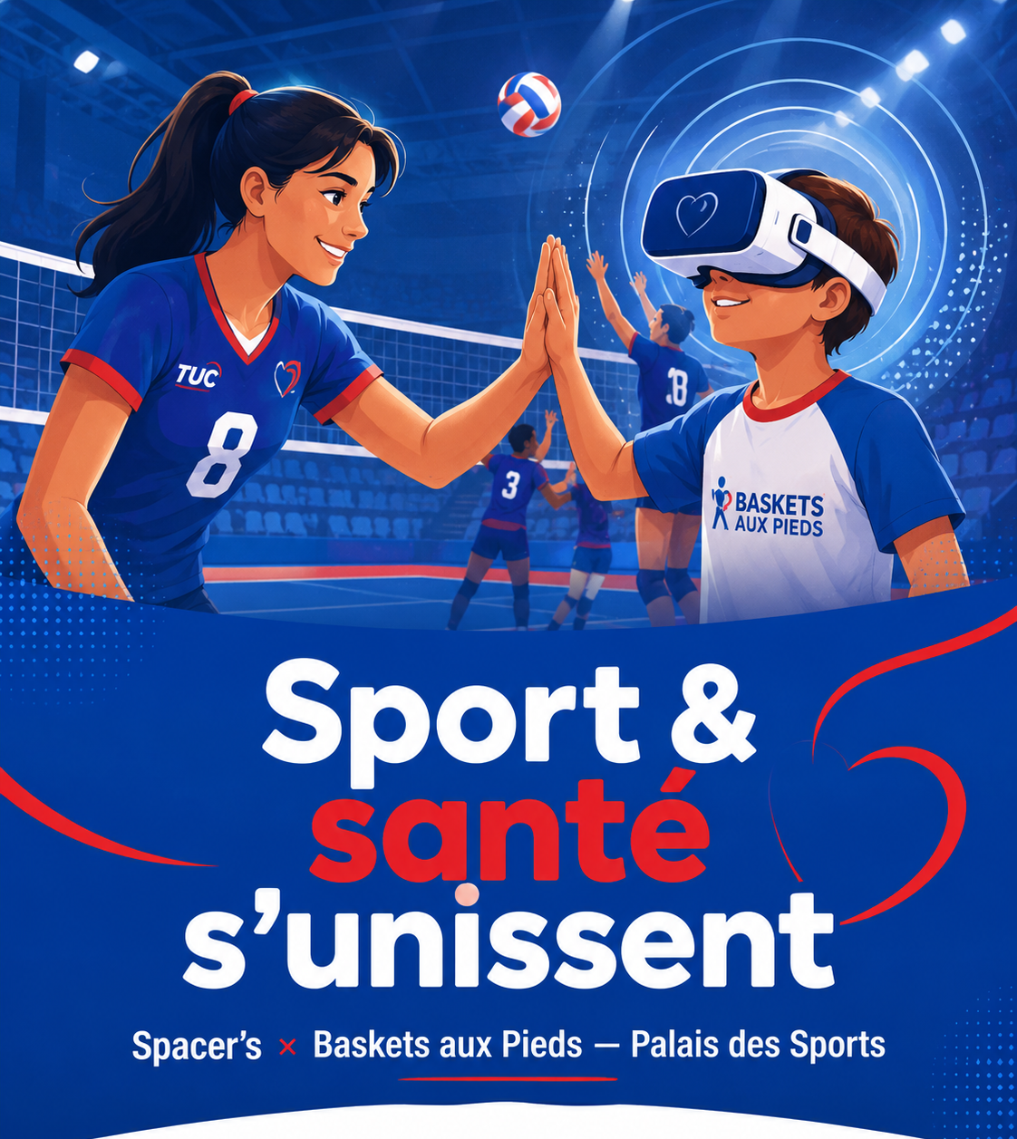 Quand sport et santé s&rsquo;unissent au Palais des Sports
