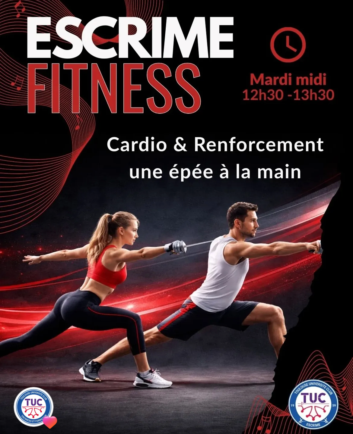 TUC Escrime : Artistique & Fitness — les nouveautés à essayer
